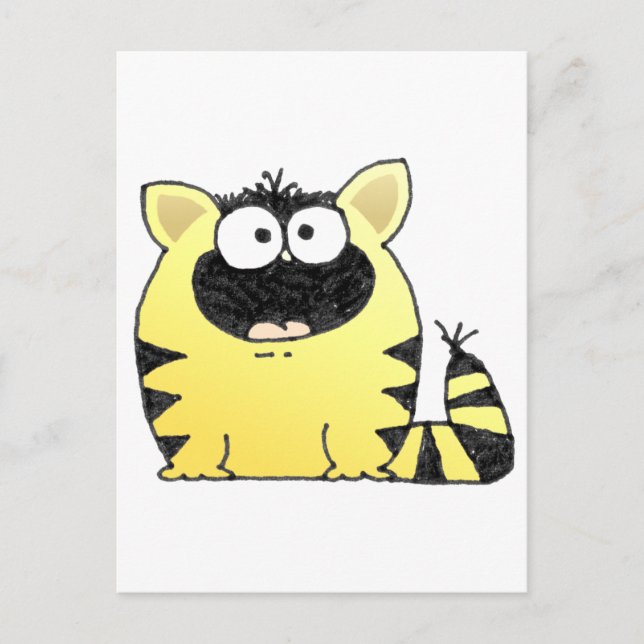Cartão Postal Gato Gordo (Frente)