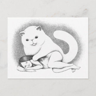 Cartão Postal Gato grande