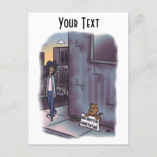 Cartão Postal Gato Menor