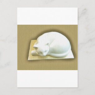 Cartão Postal Gato na Dourada Caixa II