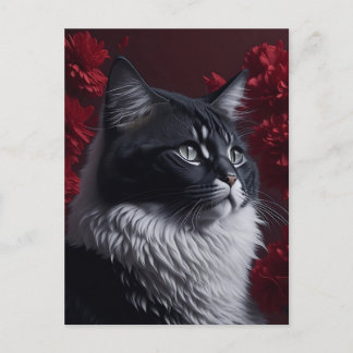 Cartão Postal gato po