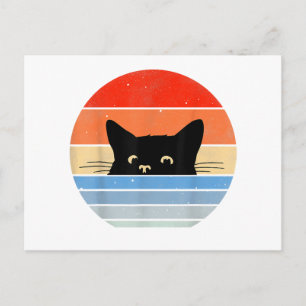 Cartão Postal Gato Retro, Gato-Pato, Proprietário De Gatos, Gato