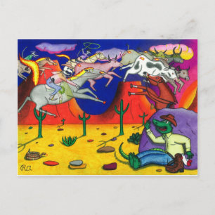 Cartão Postal Gator e os Cavaleiros Fantasmas