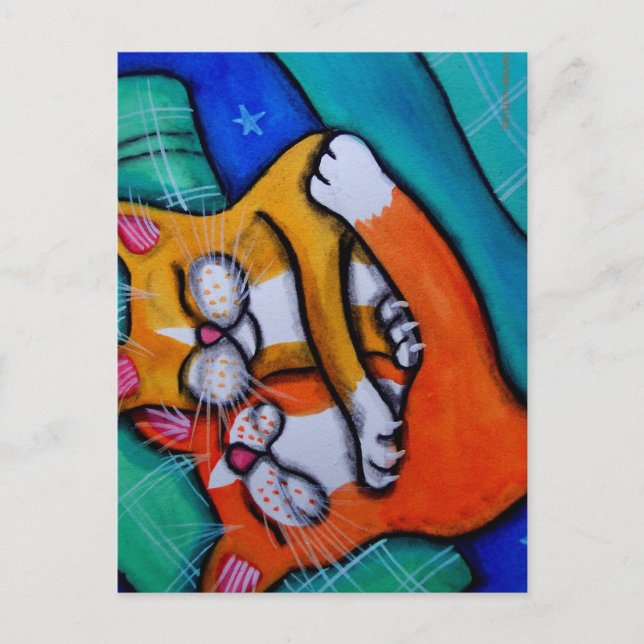 Cartão Postal Gatos (Frente)