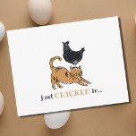 Cartão Postal Gatos e Frangos Engraçados Apenas Checando Cartaz<br><div class="desc">Estes doces frangos e gatos estão prontos para surpreender seus alunos (ou entes queridos!) com uma mensagem engraçada para manter contato! Receber e-mails é uma maneira especial e divertida de dizer a alguém que você sente falta e está pensando neles! Perfeito para professores de jovens estudantes em tempos de distanciamento...</div>
