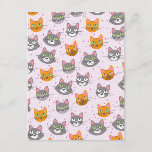 Cartão Postal Gatos e Gatinhos