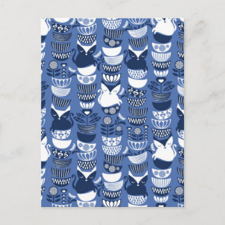 Cartão Postal Gatos folhosos suecos I