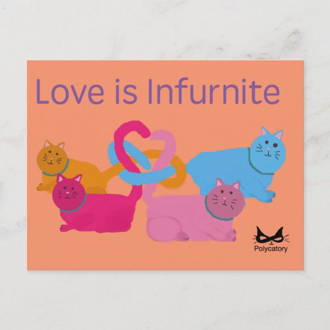 Cartão Postal Gatos Polimortais (Frente)