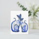 Cartão Postal Gatos Siamese do salgueiro azul (Em pé/Frente)