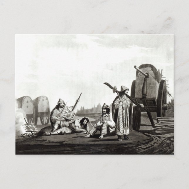 Cartão Postal Gauchos de Tucuman, 1820 (Frente)