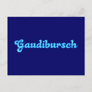 Cartão Postal Gaudibursch Bayern bayrisch bayerisch Bavaria