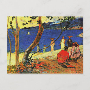 Cartão Postal Gauguin - A Seashore