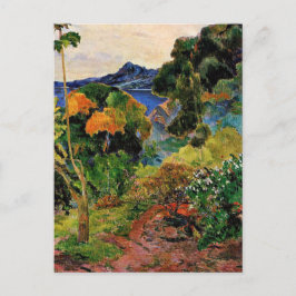 Cartão Postal Gauguin - Paisagem Martinica