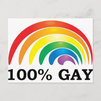 Cartão Postal Gay de 100%