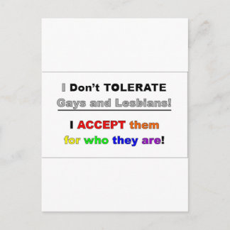 Cartão Postal Gay de suporte e lésbicas