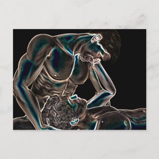 Cartão Postal Gay Love brilhante