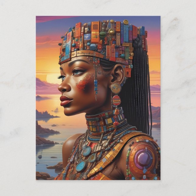 Cartão Postal Gaze de Cleopatra (Frente)