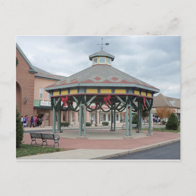 Cartão Postal Gazebo perto de Gettysburg (Frente)