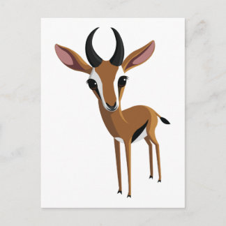 Cartão Postal Gazela Mangue