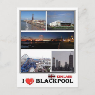 Cartão Postal GB Inglaterra - Blackpool -