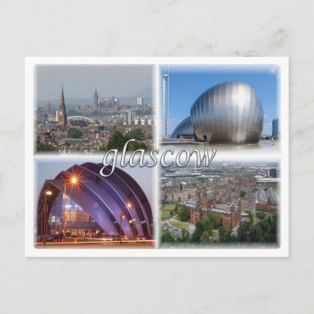 Cartão Postal GB Reino Unido - Escócia - Glasgow - (Frente)