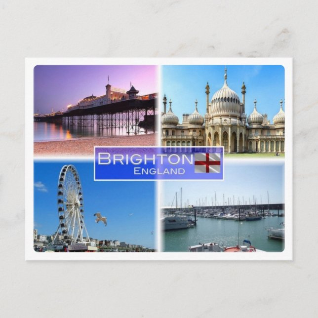 Cartão Postal GB Reino Unido - Inglaterra - Brighton - (Frente)