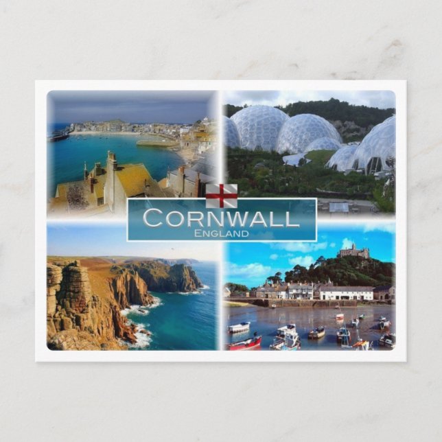Cartão Postal GB Reino Unido - Inglaterra - Cornwall - (Frente)