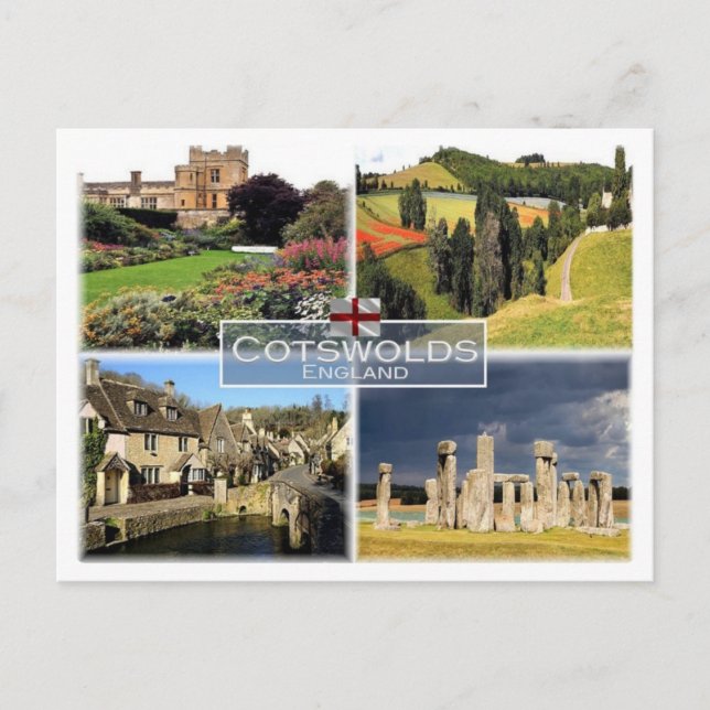 Cartão Postal GB Reino Unido - Inglaterra - Cotswolds - (Frente)