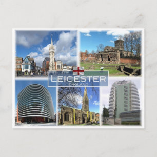 Cartão Postal GB Reino Unido - Inglaterra - Leicester -
