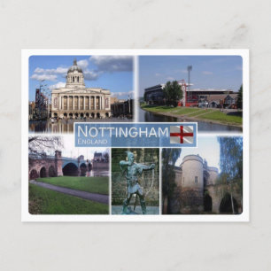 Cartão Postal GB Reino Unido - Inglaterra - Nottingham -