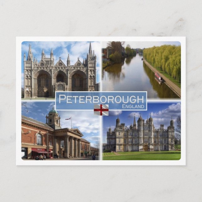 Cartão Postal GB Reino Unido - Inglaterra - Peterborough - (Frente)