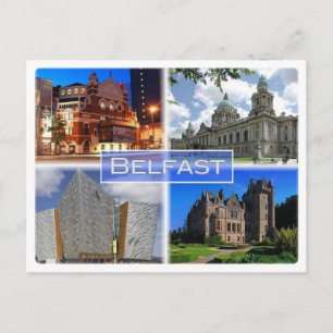 Cartão Postal GB Reino Unido - Irlanda do Norte - Belfast -