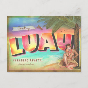 CARTÃO POSTAL GC LUAU SUNSET