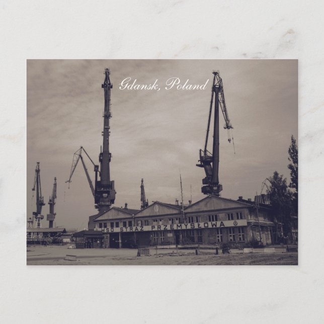 Cartão Postal Gdansk, Polônia (Frente)