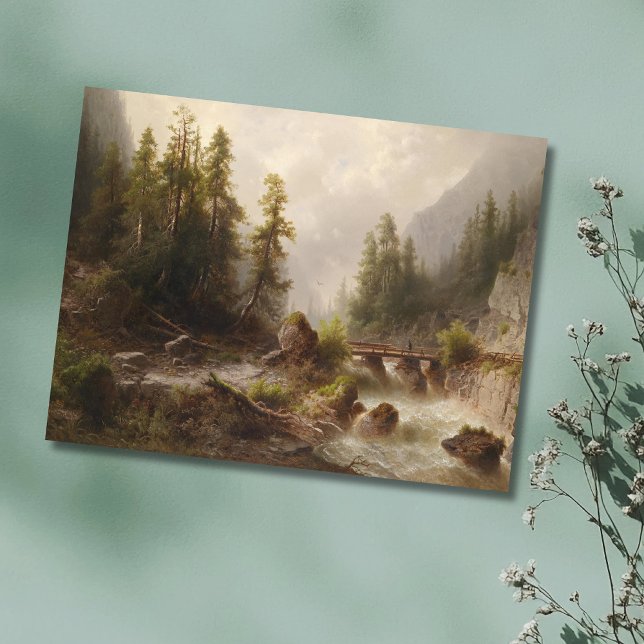 Cartão Postal Gebirgsbach - Albert Rieger (Criador carregado)