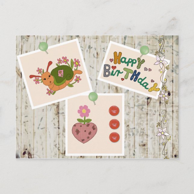 Cartão Postal Geburtstagsbild (Frente)