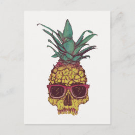 Cartão Postal Geek Funky Legal Pineapple Punk