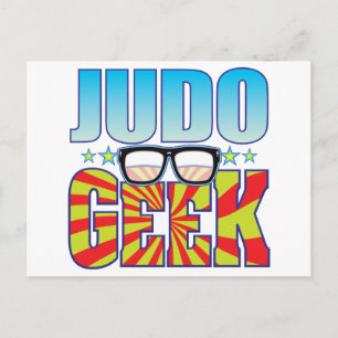 Cartão Postal Geek Judo v4