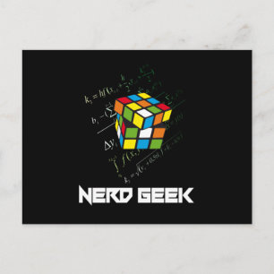 Cartão Postal Geek nerd Matemática Computação Ciência Engraçada