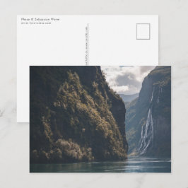 Cartão Postal Geirangerfjord Noruega