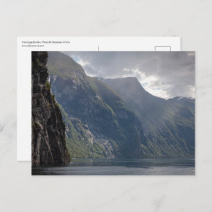 Cartão Postal Geirangerfjorden Noruega