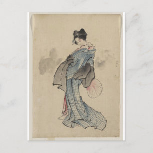 Cartão Postal Geisha