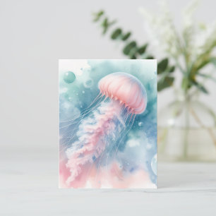 Cartão Postal Geleia Rosa Delicada