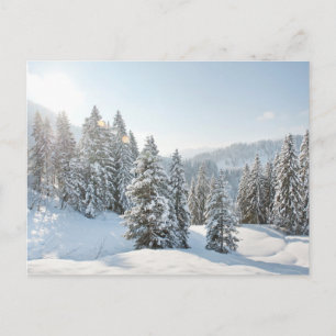 Cartão Postal Gelo e Neve   Allgäu Baviera Sul da Alemanha