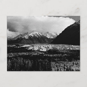 Cartão Postal Gelo glacial vintage EUA Alasca Matanuska