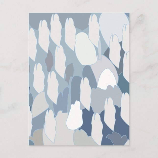 Cartão Postal Gelo Glaciar Azul (Frente)