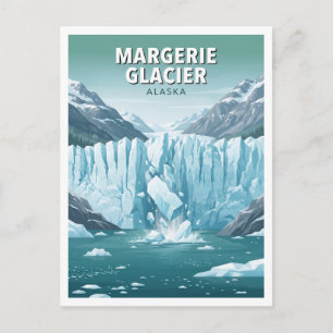Cartão Postal Gelo Margerie Glaciar Gustavus Alasca Viagem