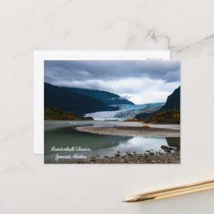 Cartão Postal Gelo Mendenhall, Juneau, Alasca Postal