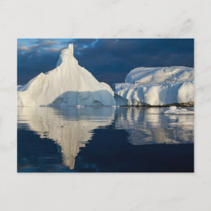 Cartão Postal Geloja Jakobshavn Baía de Disko Ilulissat, Gronelâ