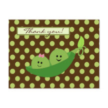 Gêmeos em um Chá de fraldas de Pod Obrigado